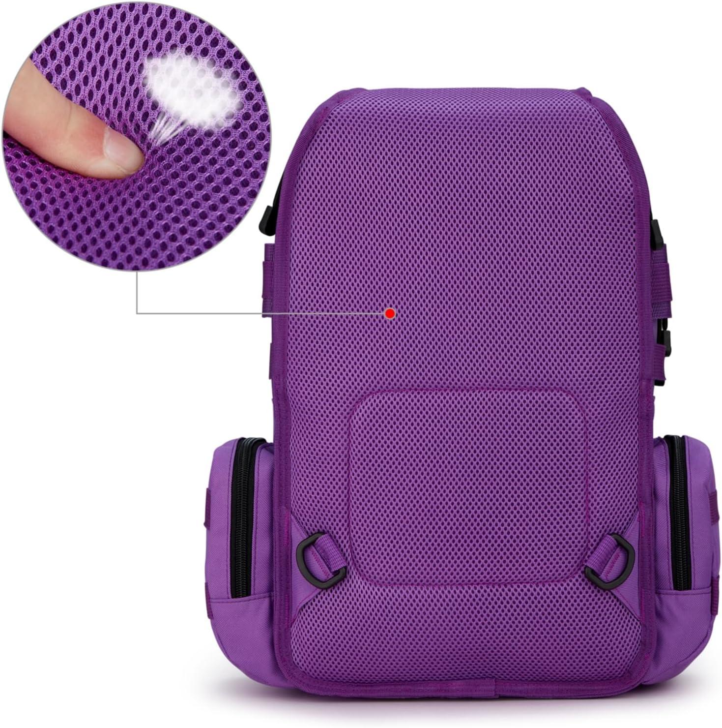 imageG4Free Large Tactical EDC Sling Bag Backpack Military Molle Bag Single Strap Shoulder Backpack for Men EDC Adjustable HolderPurple