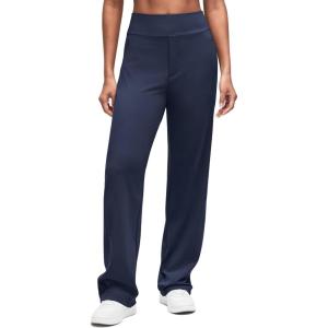 G4Free ShiftReady Women Dress Yoga Pants with Hidden Zipper Pockets High Waist Work Trousers Travel Slack Petite/Regular/Tall(Dark Navy)