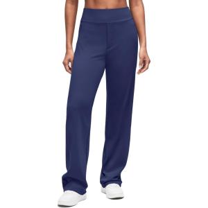 G4Free ShiftReady Women Dress Yoga Pants with Hidden Zipper Pockets High Waist Work Trousers Travel Slack Petite/Regular/Tall(Royal Blue)