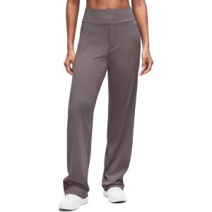 G4Free ShiftReady Women Dress Yoga Pants with Hidden Zipper Pockets High Waist Work Trousers Travel Slack Petite/Regular/Tall(Taupe)