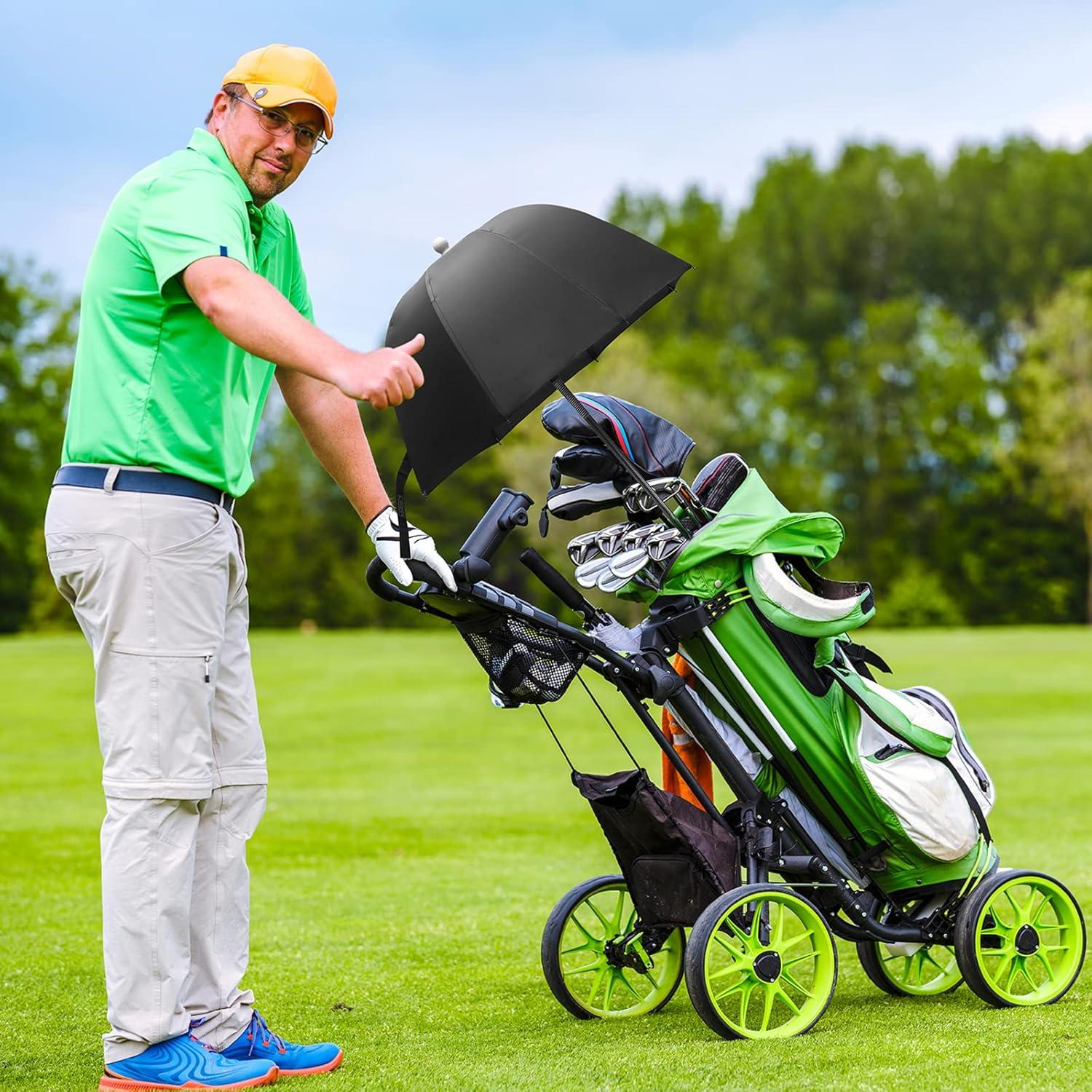 imageG4Free Golf Bag Umbrella for Club Protection Flex UmbrellaBlack