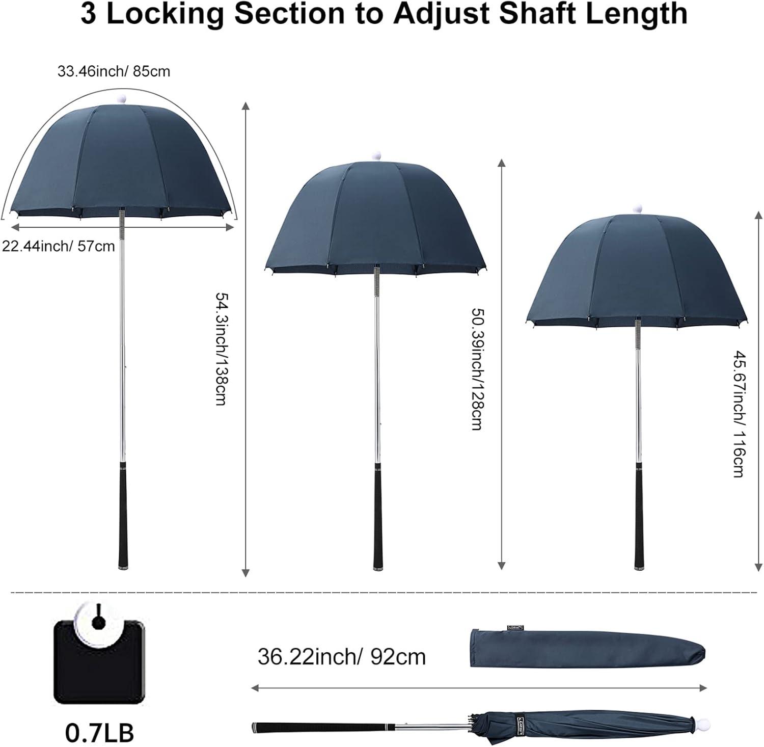 imageG4Free Golf Bag Umbrella for Club Protection Flex UmbrellaNavy