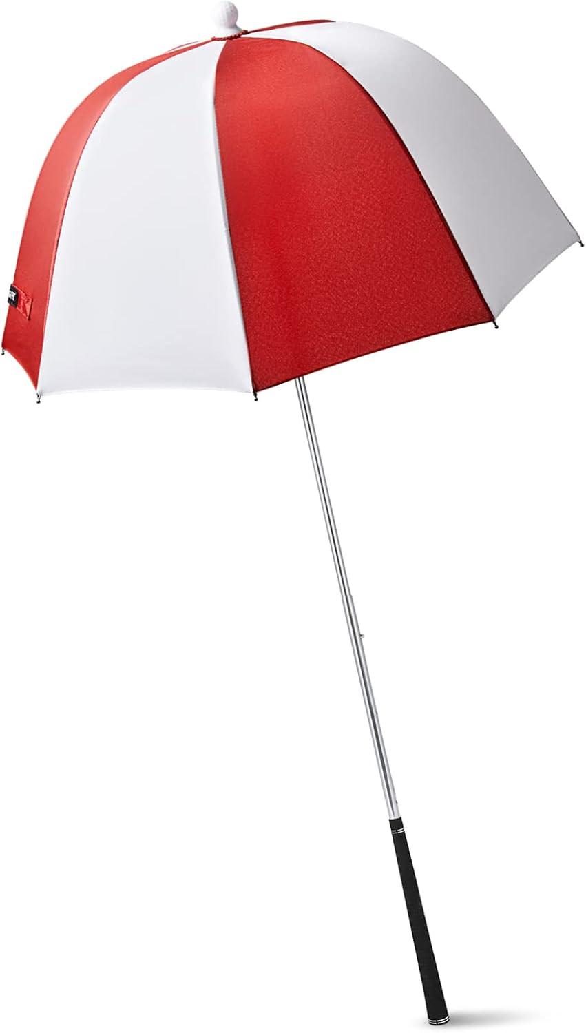 imageG4Free Golf Bag Umbrella for Club Protection Flex UmbrellaRedWhite