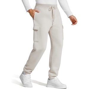 G4Free Flurrylux Mens Fleece Lined Joggers with 4 Pockets Warm Sweatpants(Dusty Taupe)
