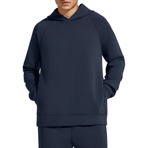 G4Free Smoofit Modal Soft Men’s Fleece Lined Hoodie Sweatshirts Warm Casual Pullover Tops with Pockets Winter(Dark Blue)