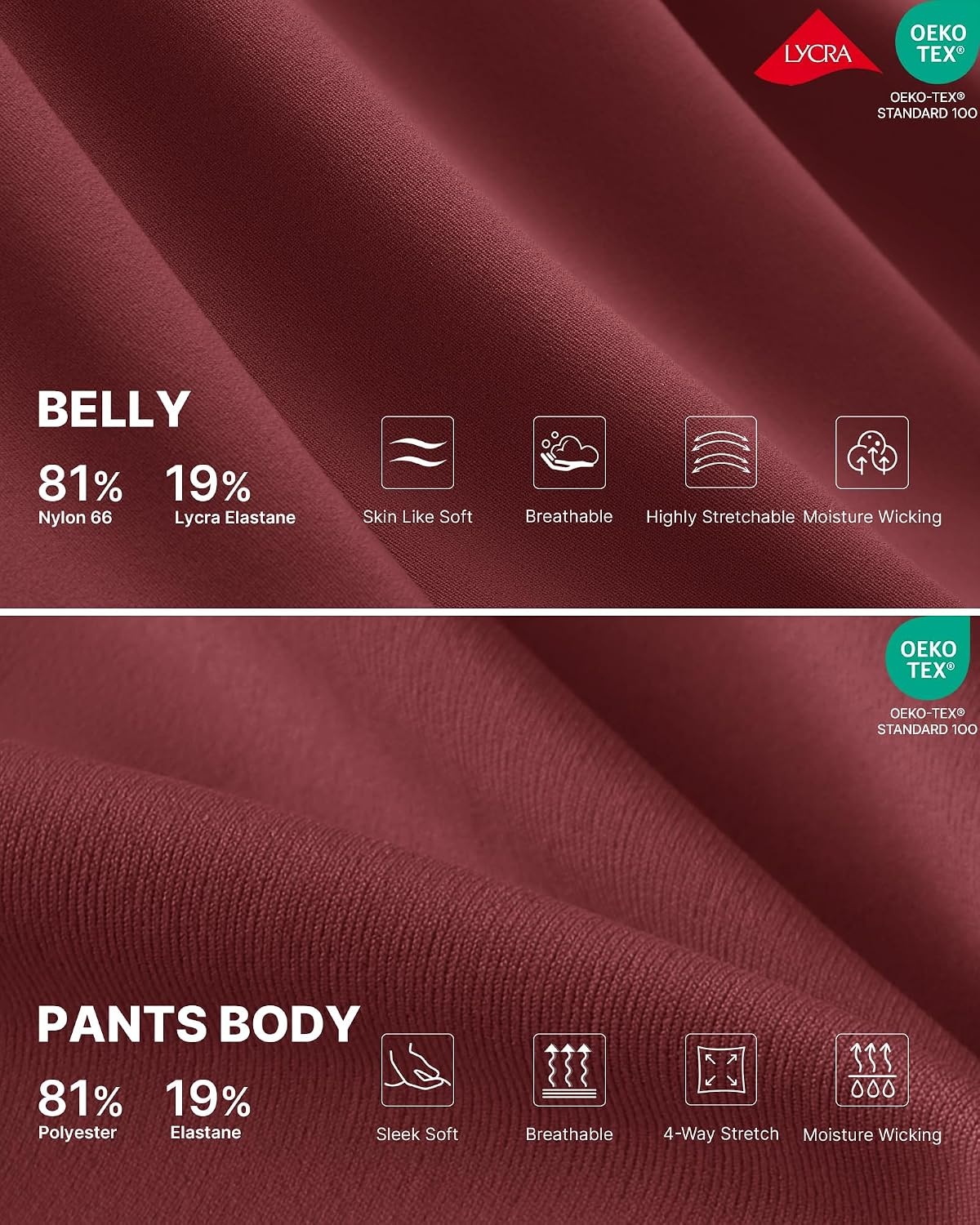 image:imageG4Free EverGoing Maternity Dress Pants Pregnancy Trousers Over the BellyWine