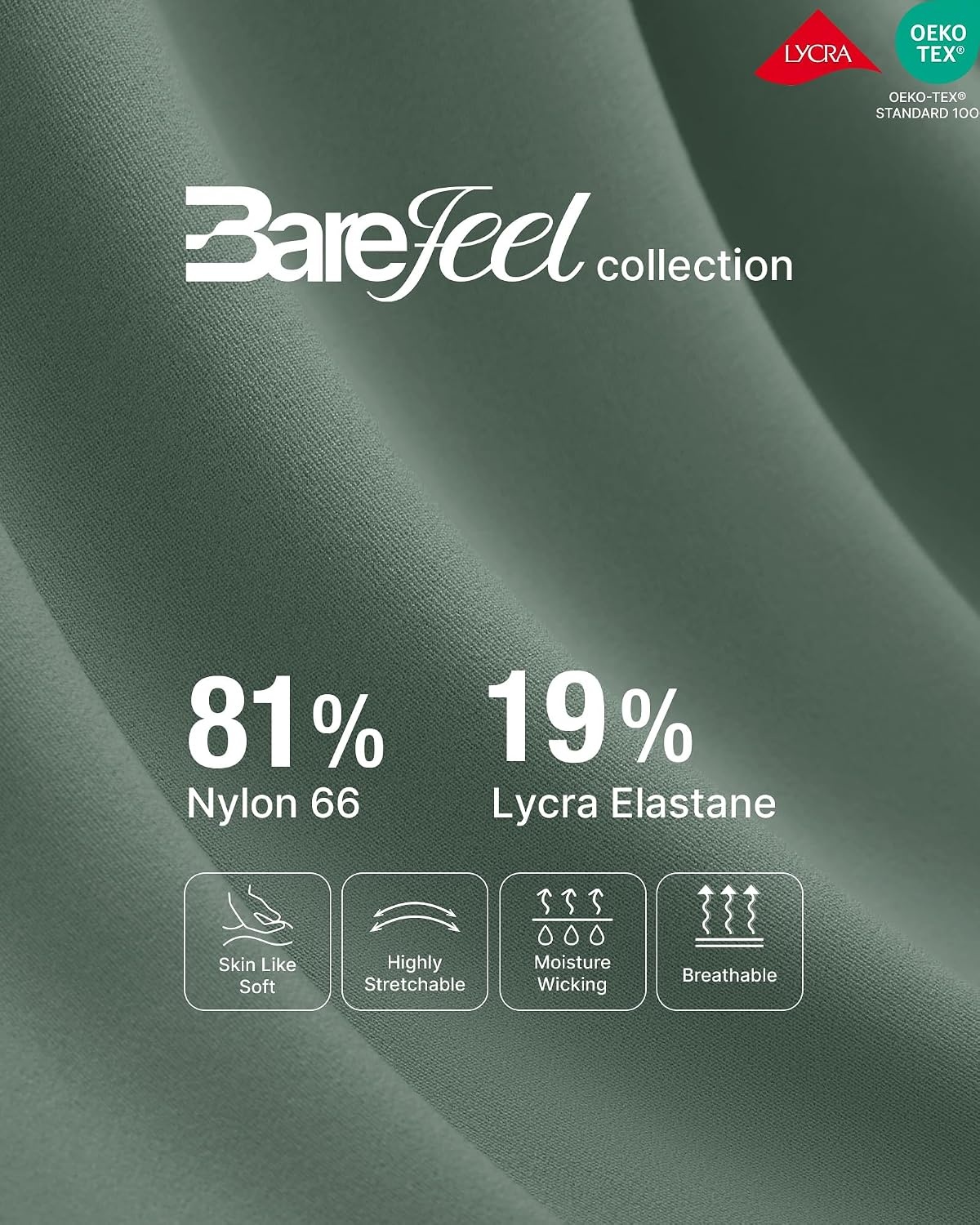 image:imageG4Free BareFeel Maternity Flare Leggings Pregnancy Dress Pants for WorkGray Sage