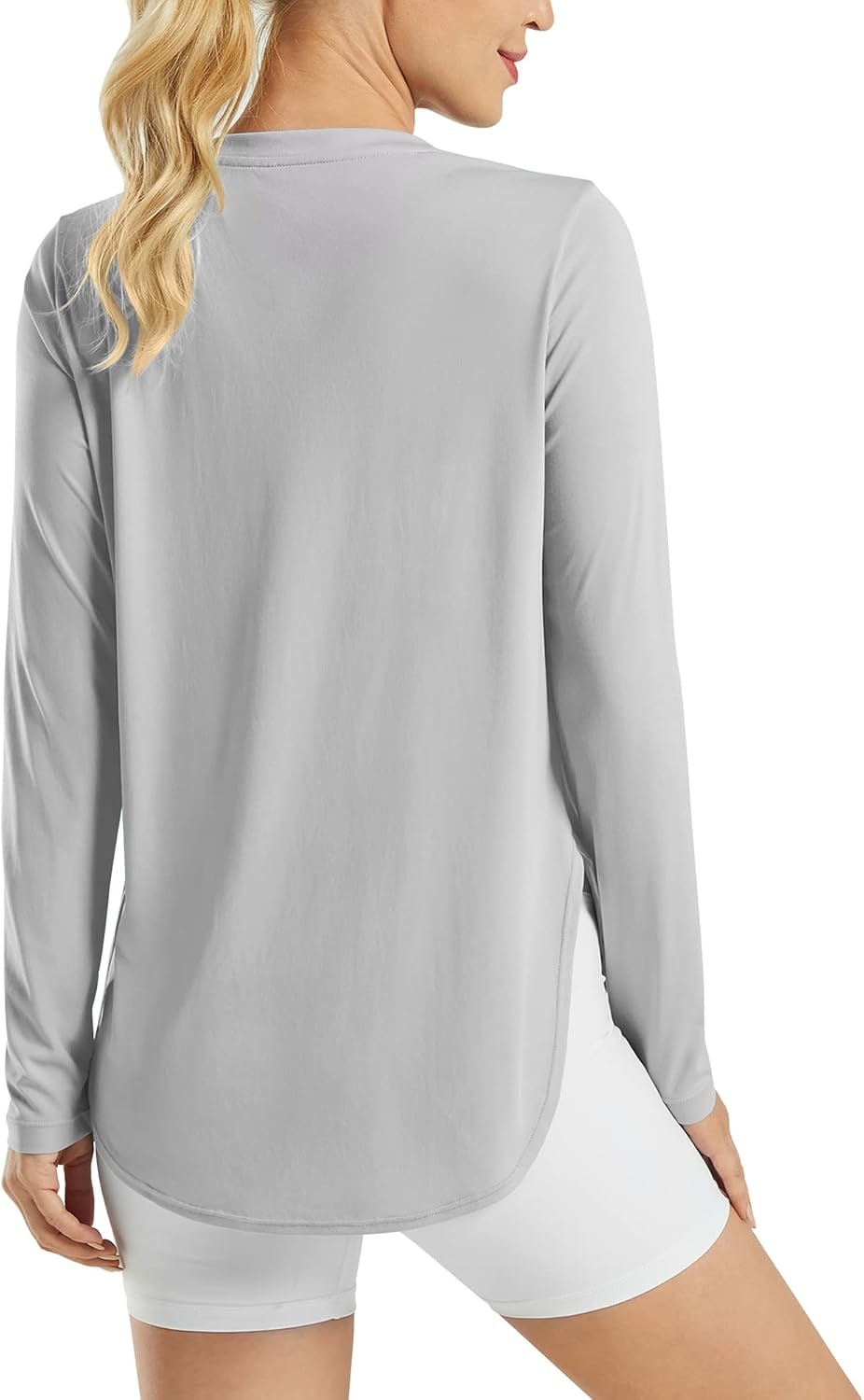 image:imageG4Free Lightbreeze Womens UPF 50 UV Sun Shirts Long Sleeve Workout TopsGrey