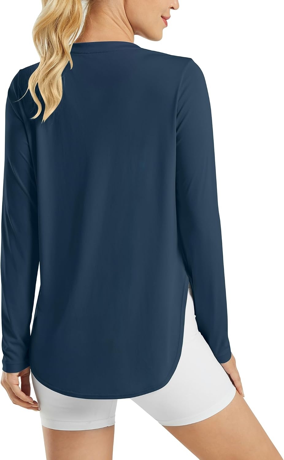 image:imageG4Free Lightbreeze Womens UPF 50 UV Sun Shirts Long Sleeve Workout TopsNavy