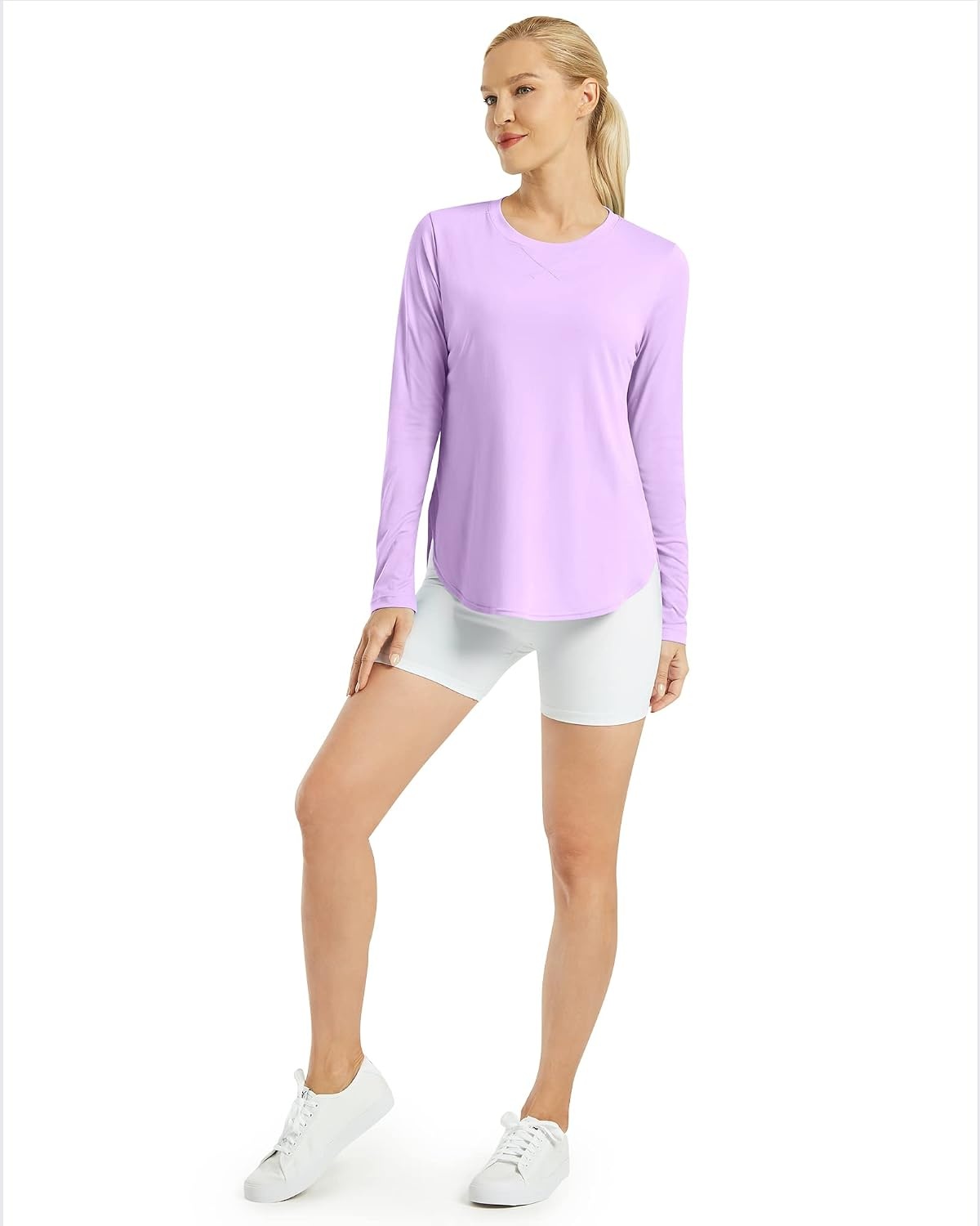 image:imageG4Free Lightbreeze Womens UPF 50 UV Sun Shirts Long Sleeve Workout TopsPurple