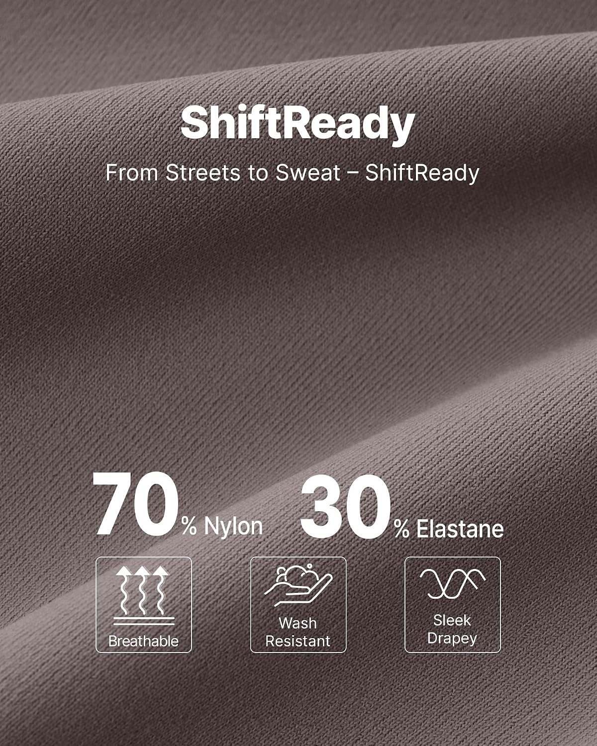 image:imageG4Free ShiftReady Womens Dress Yoga Pants with Hidden Zipper Pockets WorkTaupe