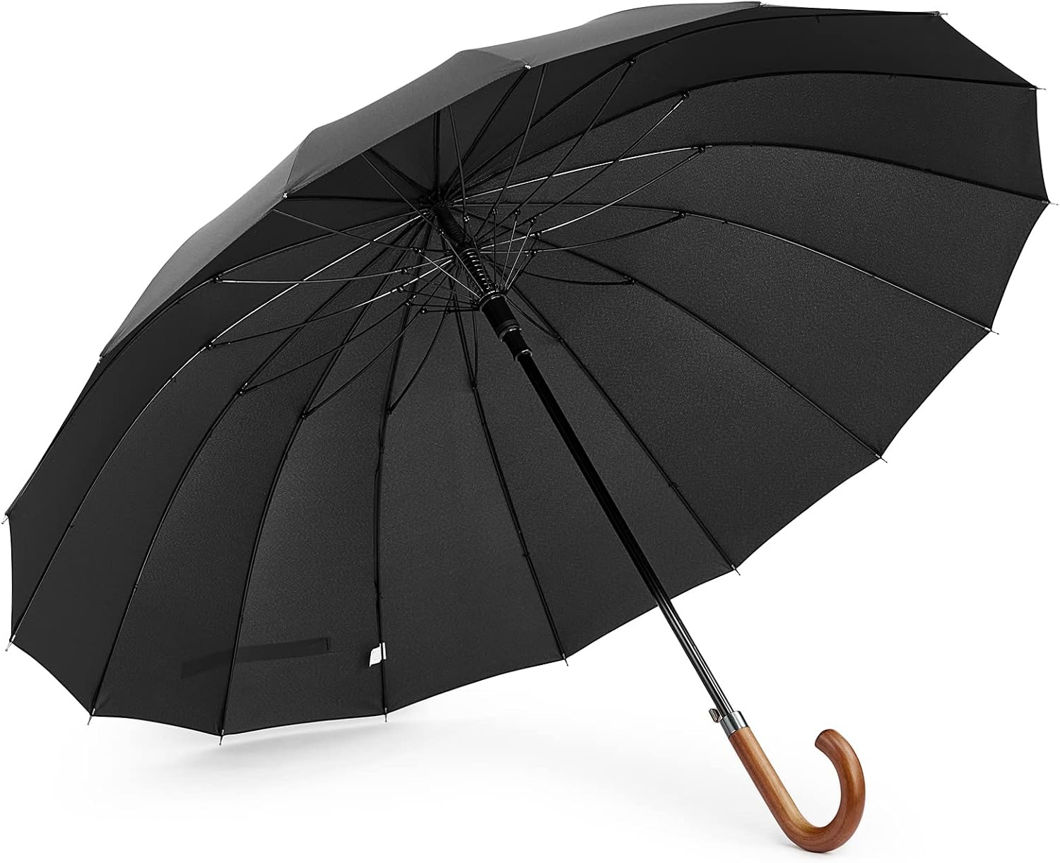 image:imageG4Free 54 Inch Large Umbrella for Rain Auto Open Golf Umbrella for 2 PeopleBlack
