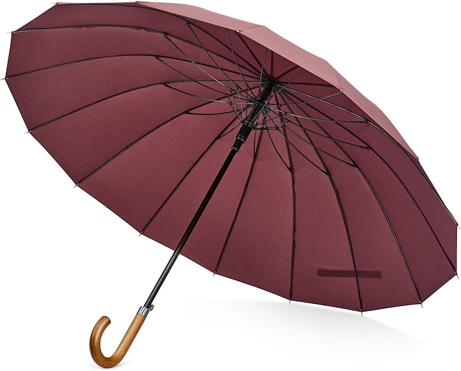 image:imageG4Free 54 Inch Large Umbrella for Rain Auto Open Golf Umbrella for 2 PeopleBurgendy