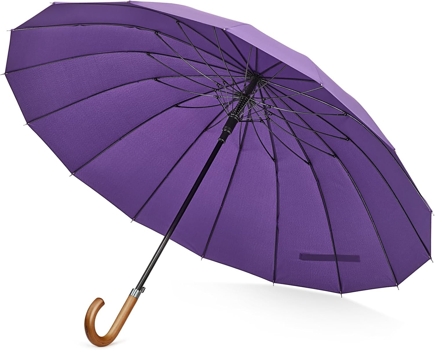 image:imageG4Free 54 Inch Large Umbrella for Rain Auto Open Golf Umbrella for 2 PeoplePurple