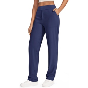 G4Free ShiftReady Women’s Dress Work Pants with Pockets Yoga Straight Leg(Royal Blue)