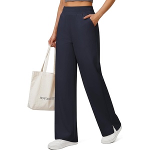 G4Free Women Lightweight Wide Leg Pants Water Resistant Athletic(Dark Navy)